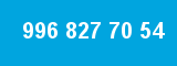 996 827 70 54